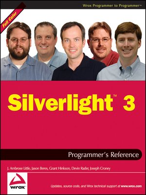 cover image of Silverlight 3 Programmer's Reference